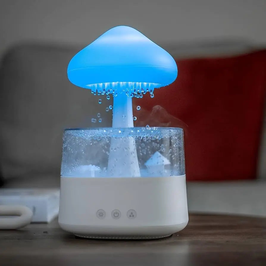 Ontspannen Paddestoel Regen Wolk